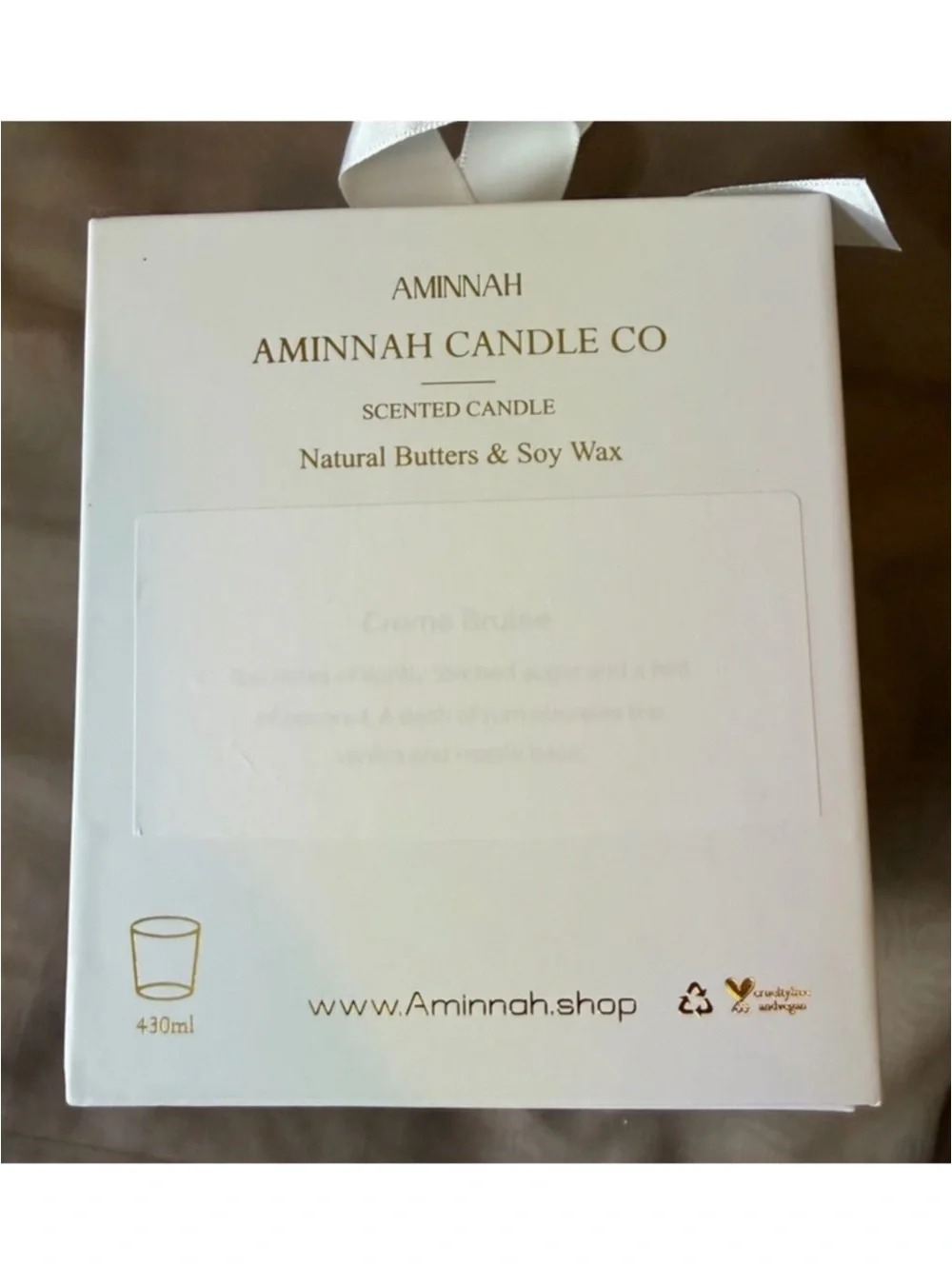 Aminnah 'Be My Boo' Scented Candle NEW